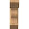 Ekena Millwork Funston Slat Rough Sawn Bracket w/ Offset Brace, Western Red Cedar, 8"W x 18"D x 26"H BKT0806X18X26FST06RWR - alternate 2